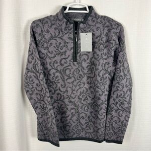 MFH Women’s Baby Alpaca Quarter Zip Knit Sweater